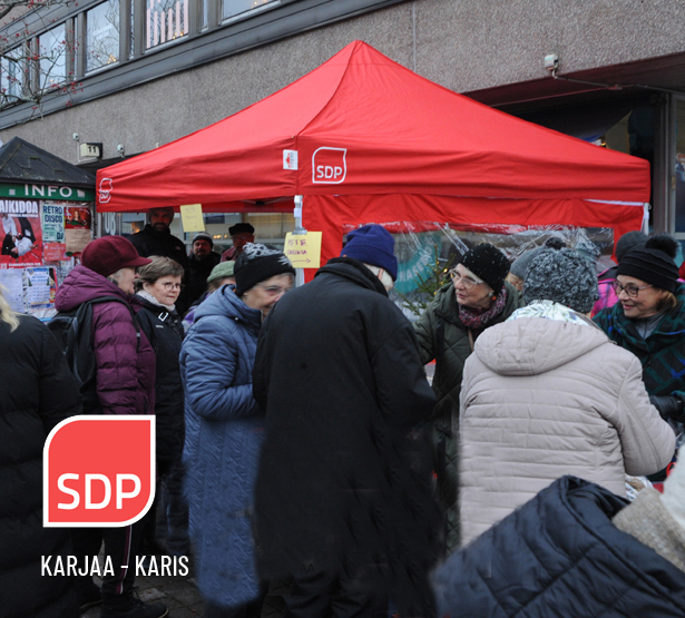 Karjaa SDP teltalla