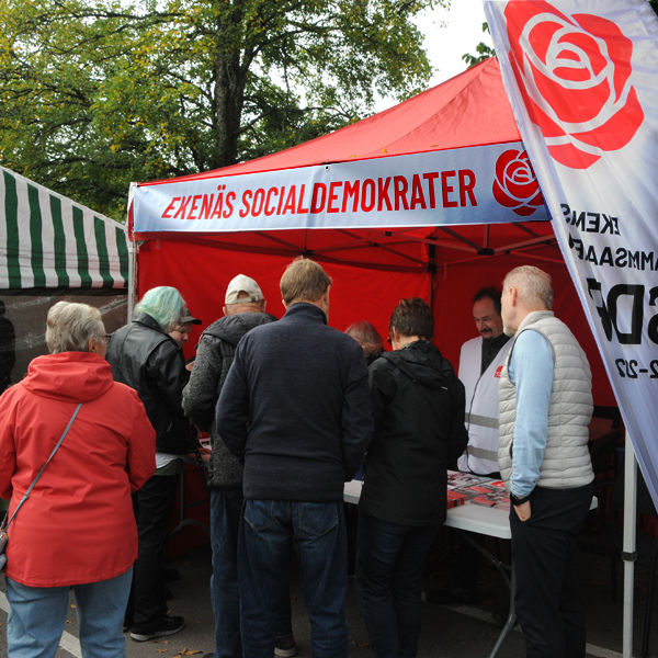 Ekenäs SDP teltalla